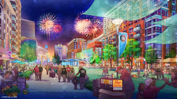 Largo Town Center rendering